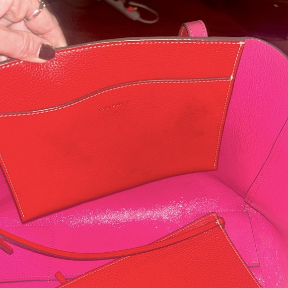 TORY BURCH RED BAG LIKE NEW!♥️ - Picture 8 of 12